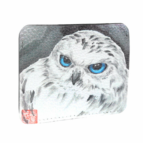 Картхолдер Eshemoda, зернистая, матовая, голубой, черный