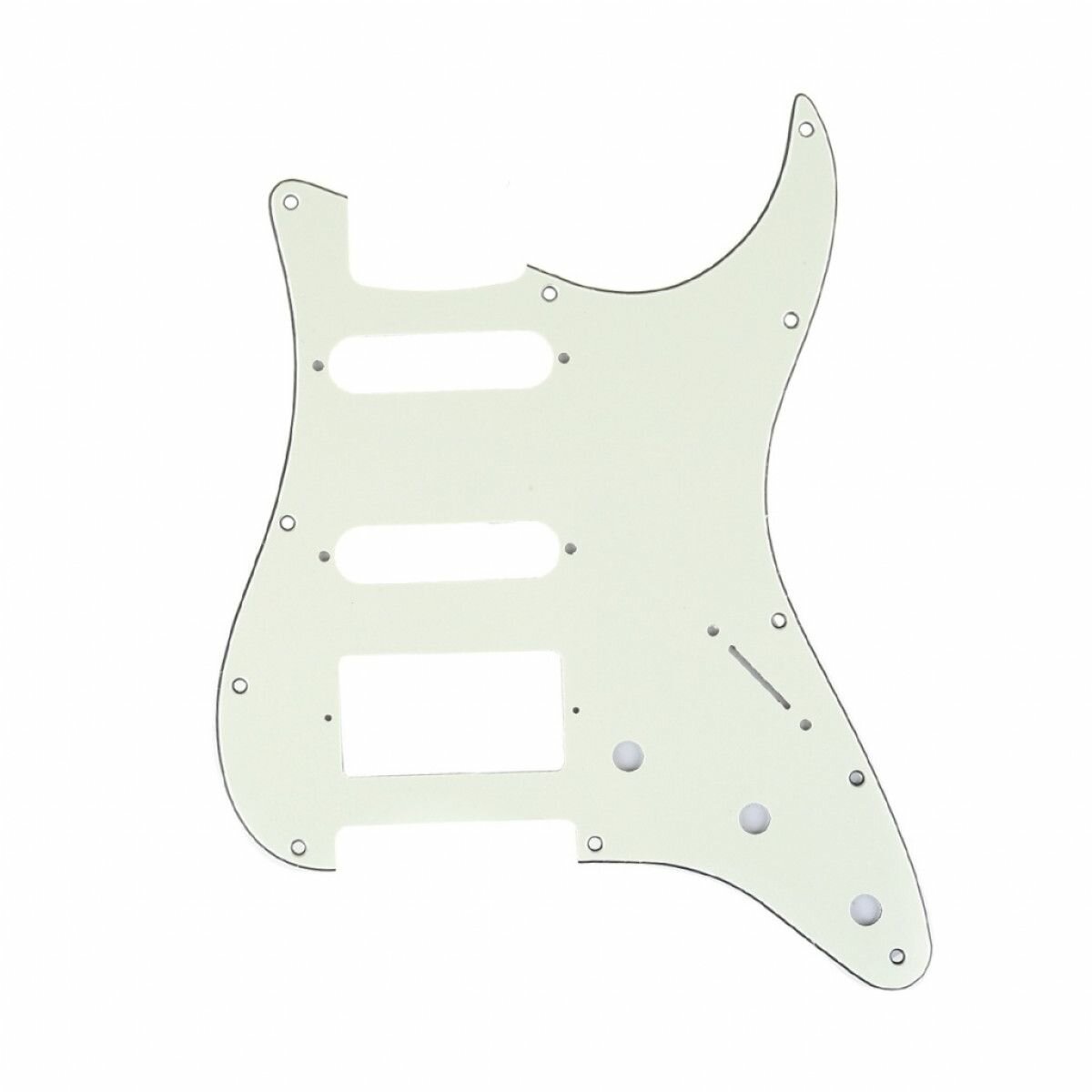 Панель (pickguard) Musiclily для стратокастера серий American, H-S-S, трехслойная, слоновая кость (MX1382IV)