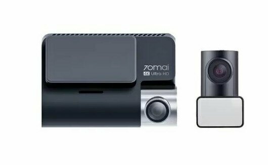Видеорегистратор 70mai A800S-1 4K Dash Cam + RC06 set, 2 камеры, GPS, черный