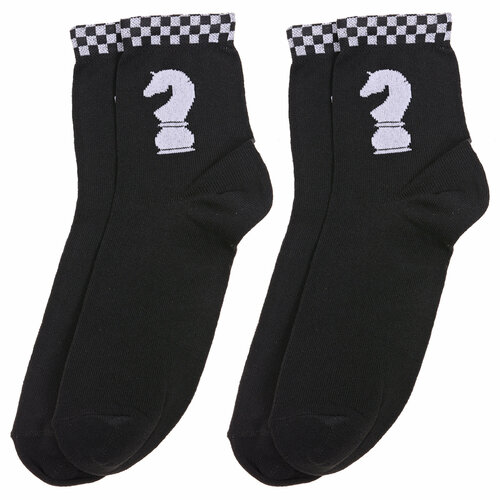 Носки Альтаир 2 пары, размер 18, черный носки альтаир 2 пары размер 18 черный
