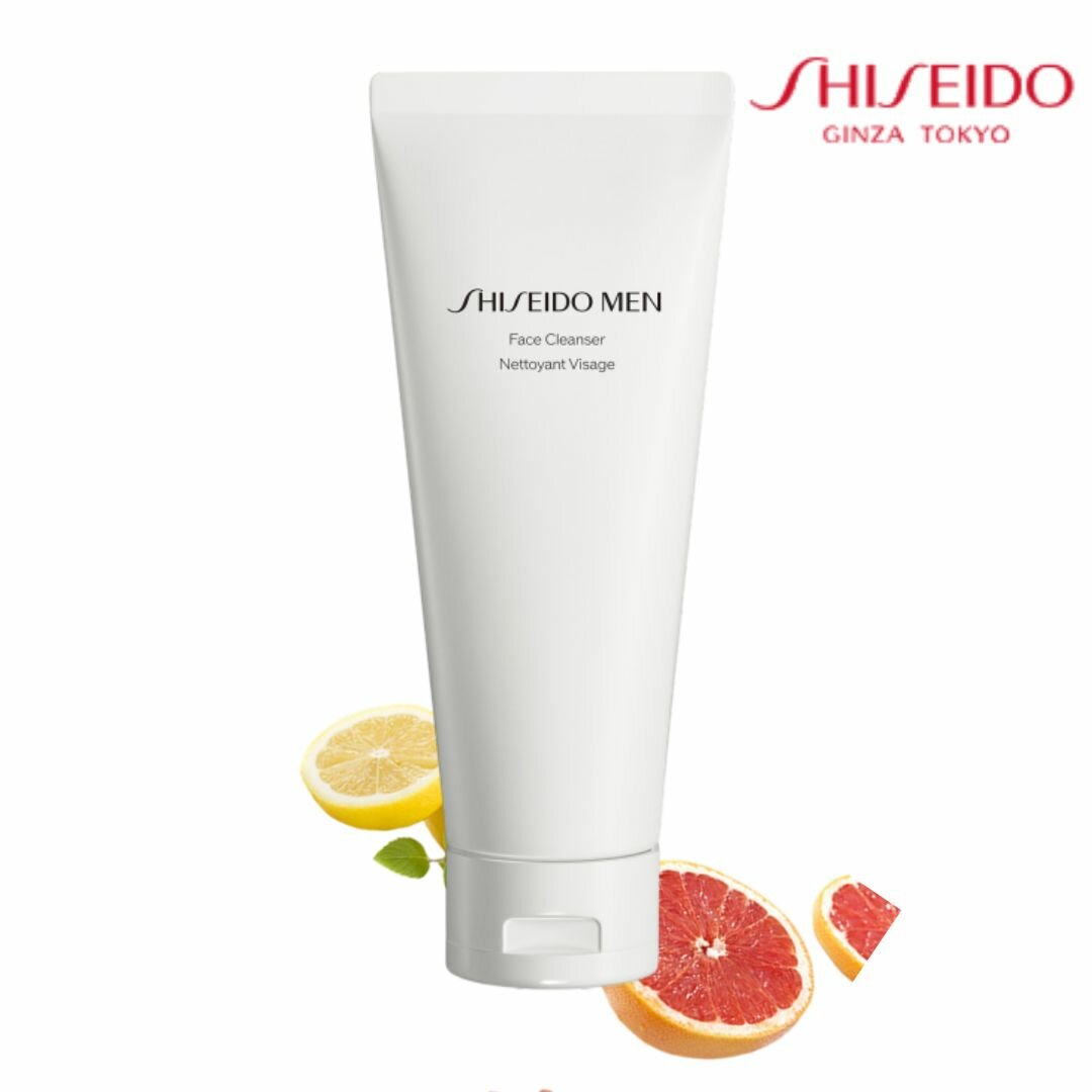 SHISEIDO men face cleanser Очищающая пенка для лица, уход для лица, 125 мл.