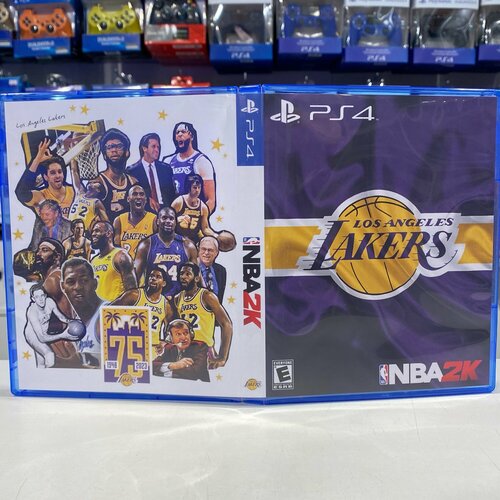 Эксклюзивная обложка PS4 для NBA Lakers №1