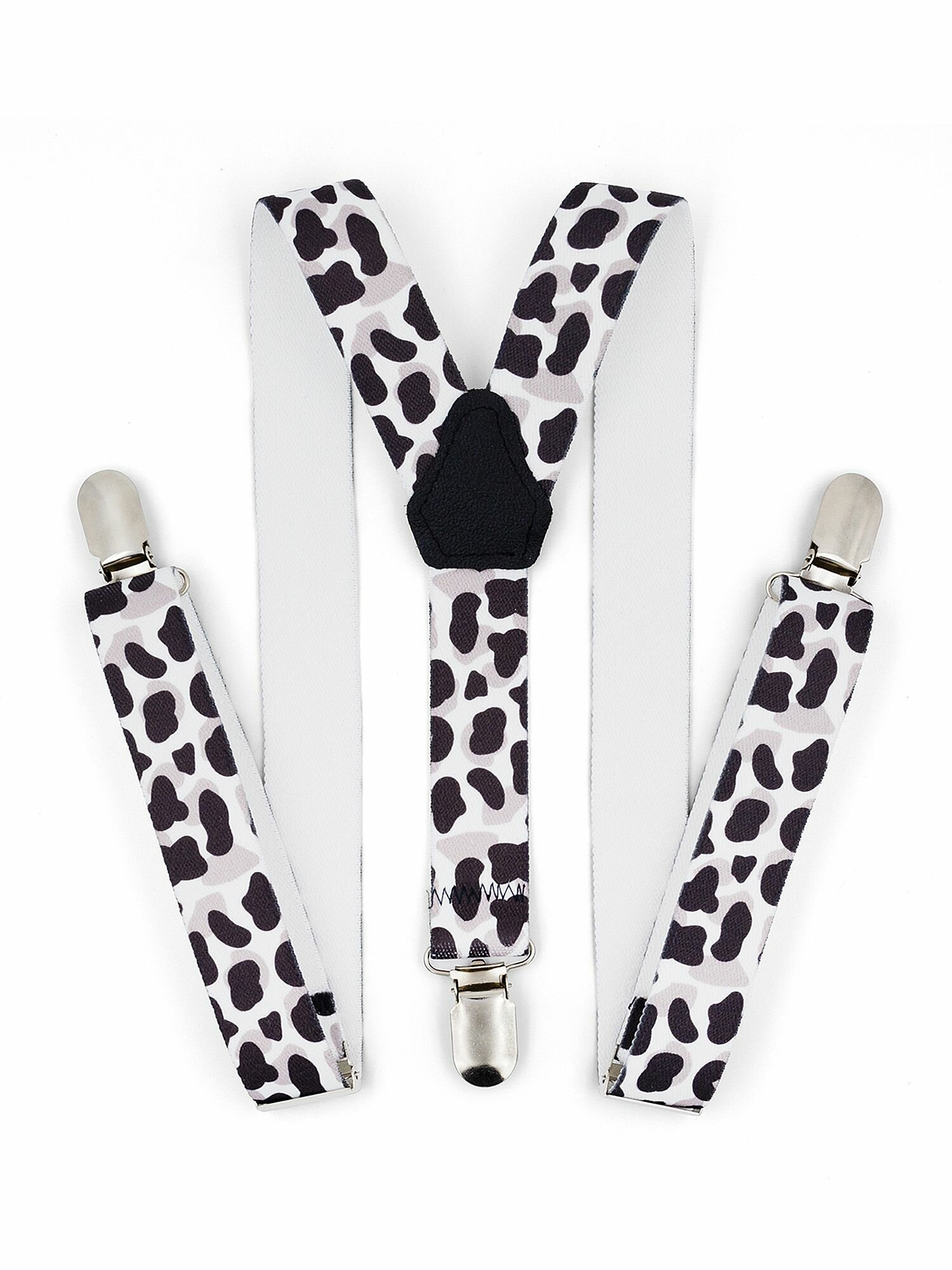 Подтяжки Андерсен для детей, размер 120-160, белый, черный, серый