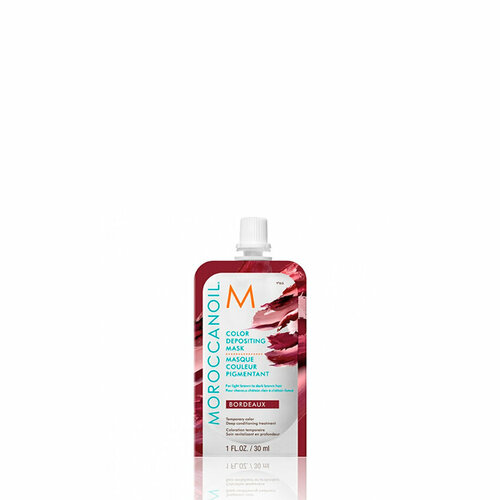 Color Depositing Mask BORDEAUX тонирующая маска для волос Moroccanoil 30 мл moroccanoil тонирующая маска для волос тон bordeaux 200 мл moroccanoil маски