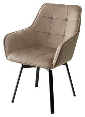 фото Стул м-сити Стул MAVERICK 360 град. поворот. BLUVEL-40 BEIGE/ черный каркас, М-City арт. 629M04837