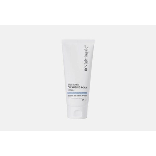 пенка для глубокого очищения кожи лица nightingale daily derma cleansing foam mild acid 140 мл Пенка для глубокого очищения кожи лица NIGHTINGALE DAILY DERMA CLEANSING FOAM MILD ACID