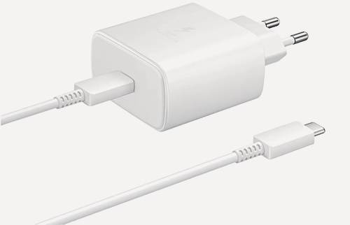 Изображение товара Зарядное устройство 45W для устройств SAMSUNG / блок питания + кабель TypeC - TypeC