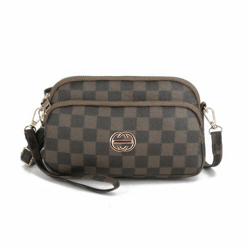 Сумка кросс-боди IBRICO фактура зернистая коричневый 651₽