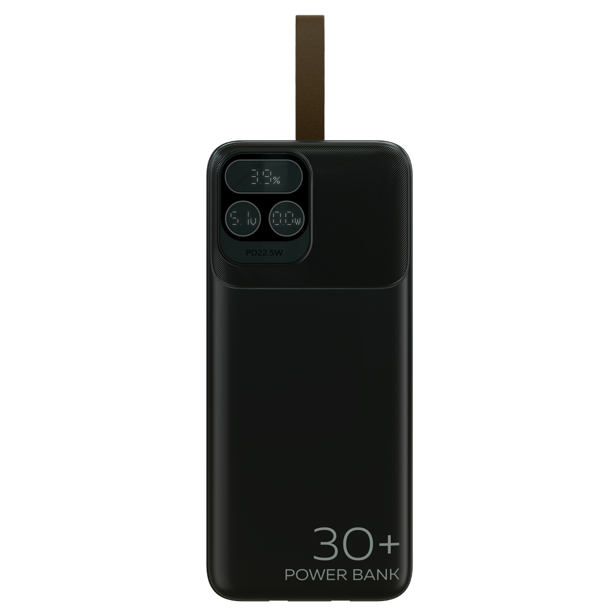 PURE Внешний аккумулятор 30000mAh 1USB 3.0A 22.5W PD More choice PB55-30 с кабелем Black
