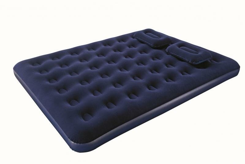 Надувной матрас BESTWAY Flocked Air Bed With Air Pump(Queen) 203х152х22 см с ручным насо