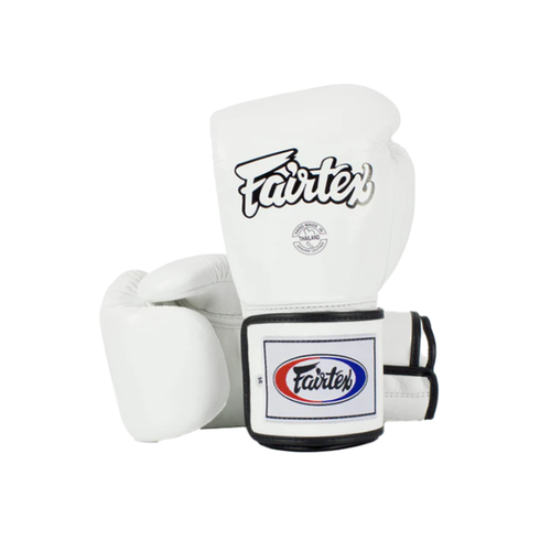 Боксерские перчатки Fairtex Super Sparring BGV5 White (14 унций)