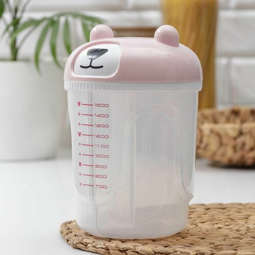 Стакан мерный 3 отделения с крышкой 15 л 639₽