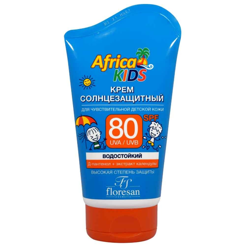 Floresan Africa Kids Ф404 Крем солнцезащитный SPF80 для чувствительной детской кожи, 100 мл