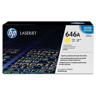 Картридж HP CF032A №646A, желтый