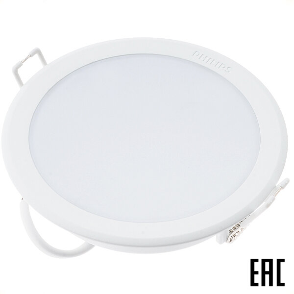 фото Светильник 59449 MESON D105 9Вт 650Лм 6500К светодиодный встраив. круглый белый IP20 PHILIPS