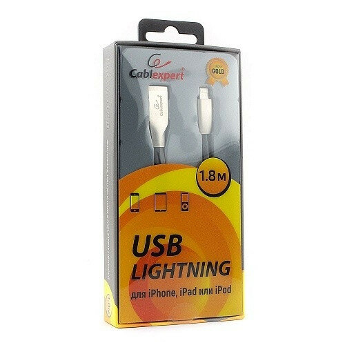 Кабель Cablexpert USB - Lightning (CC-G-APUSB01), 1 м, белый - фото №6