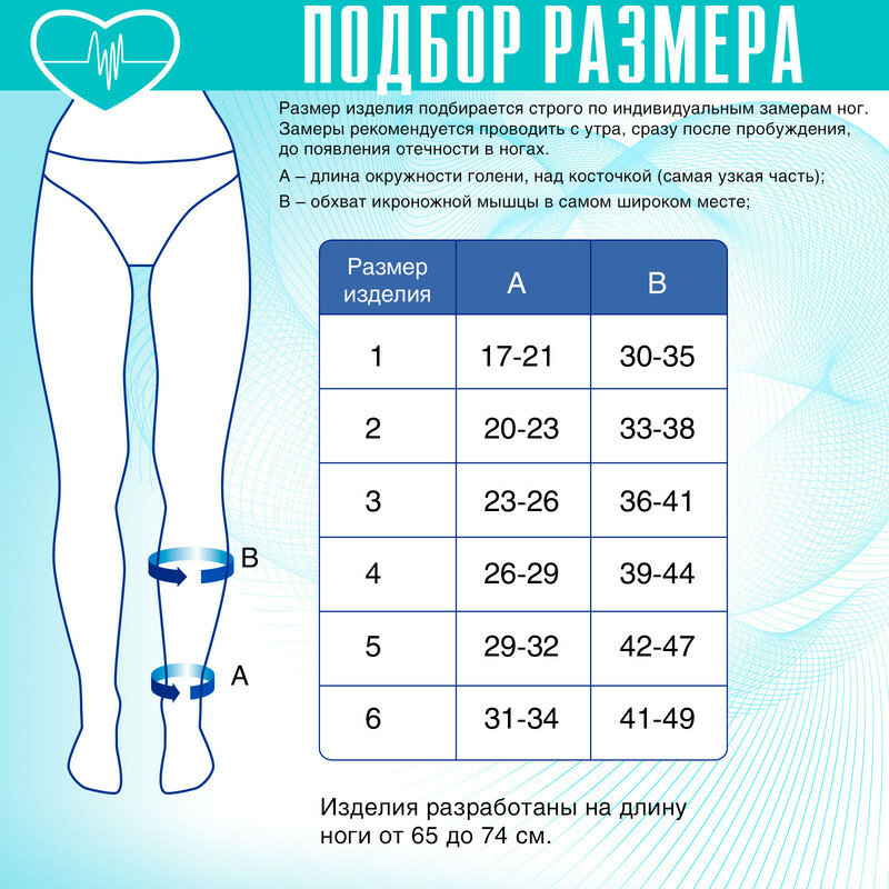 Гольфы компрессионные 1 класс (МТ-ГМ1(п)-Ч/1-ЧЕРН), черный 1