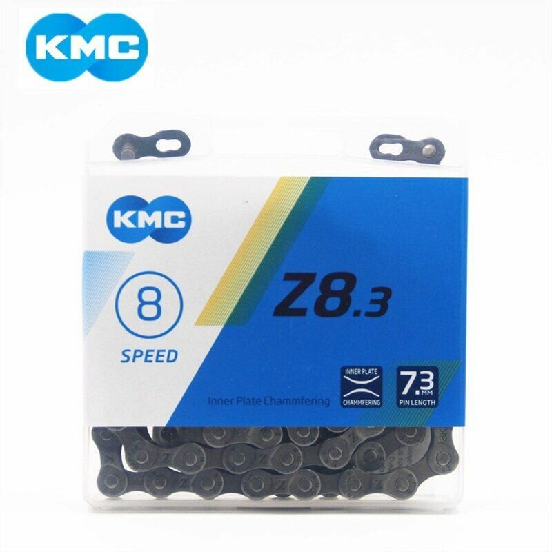 Цепь KMC - Z8.3 1/2"x3/32", 114 звеньев серебристо-серая