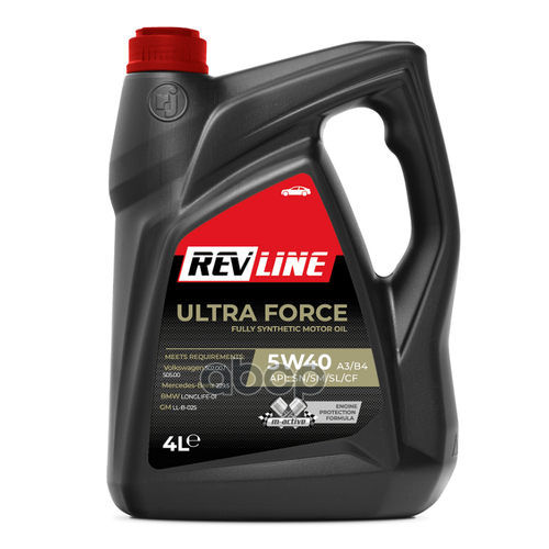 REVLINE Масло Моторное Revline Ultra Force Synthetic 5W40 4Л Польша 6120₽