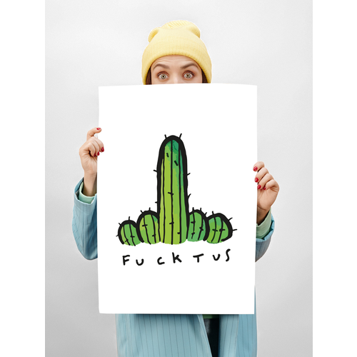 Картина для интерьера на стену 40х50 Fucktus 450₽