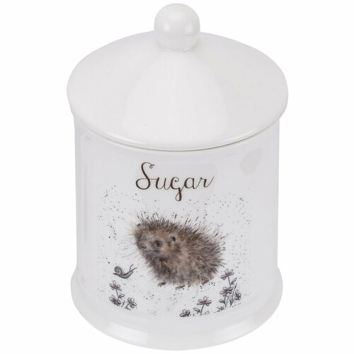 Емкость для хранения сахара из костяного фарфора 145 см белыйдекор серия Wrendale Designs Royal Worcester RWC WNS3996-XW 7180₽