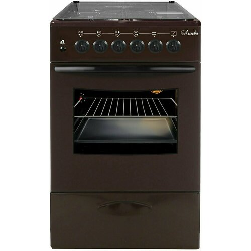 Плита Лысьва ГП 40р0 МС-2у коричневая с крышкой 1577500₽