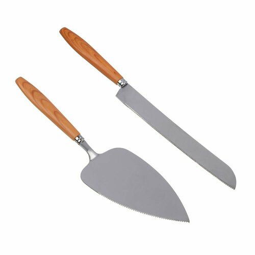 Набор для торта лопатка 26см нож 28см нерж сталь 382₽