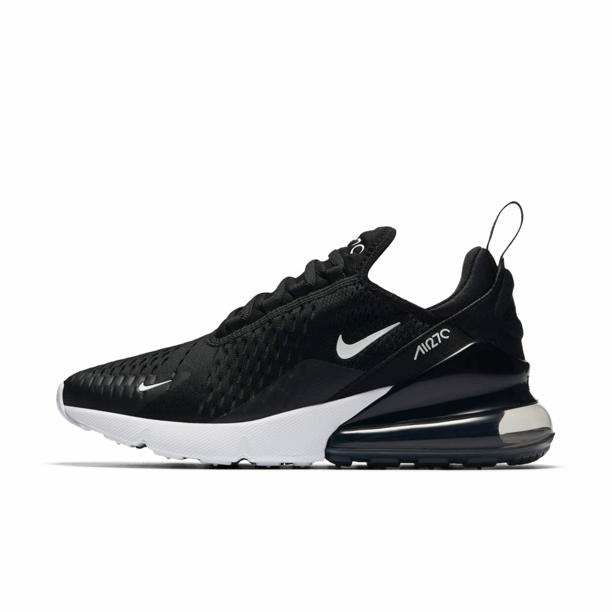 Кроссовки NIKE W AIR MAX 270, полнота F, размер 7 US, черный