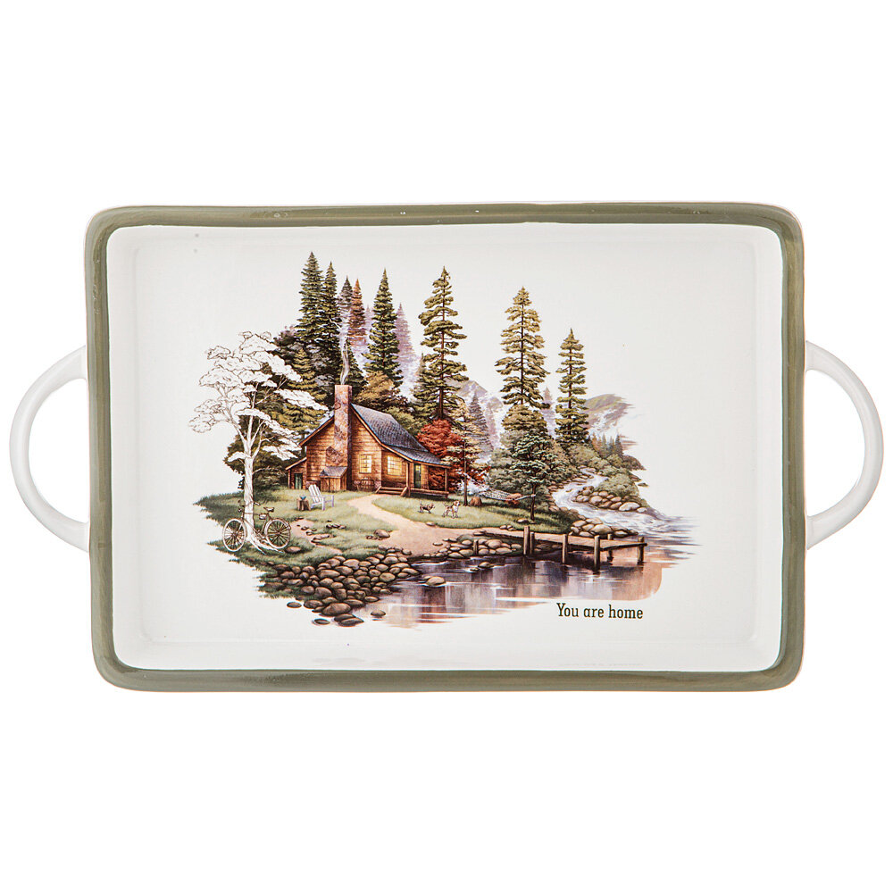 Блюдо с ручками 263-1317 lefard family house прямоуг. 35,5*20*4 см