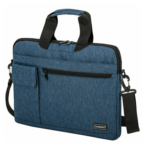 Сумка портфель HEIKKI NOVATION хейки с отделением для ноутбука 13-14 синяя 28х38х3 см 272593 1160₽