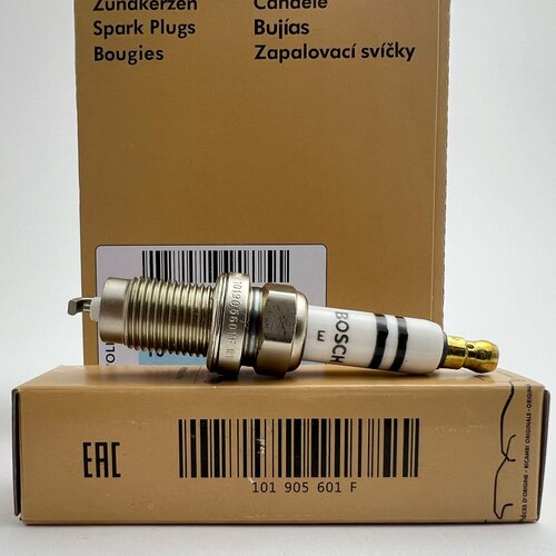 Свеча зажигания 101905601F 1шт для VAG Volkswagen PoloPolo Sedan Skoda Rapid двигатели 16 105 лс CFNA 85 лс CFNB CLRA цепной ГРМ цепь по 2015-й год Skoda Fabia II 2007-2014 14 CGGB BXW BTS аналог 101905601F 101905617C 350₽