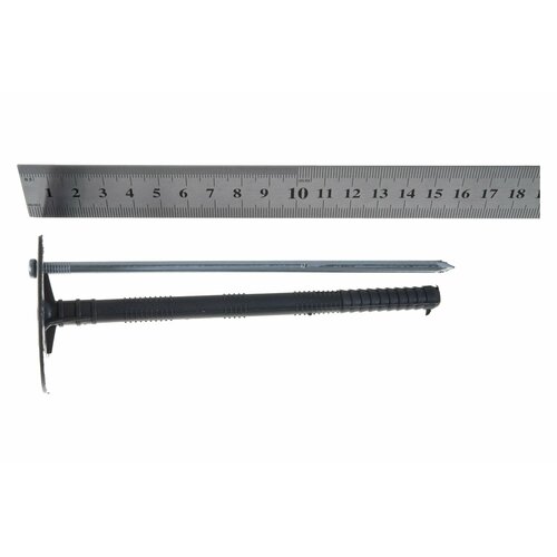 INTERFIX Дюбель для теплоизоляции с металлическим гвоздем ИЗМ 10х160, 250 шт 28958