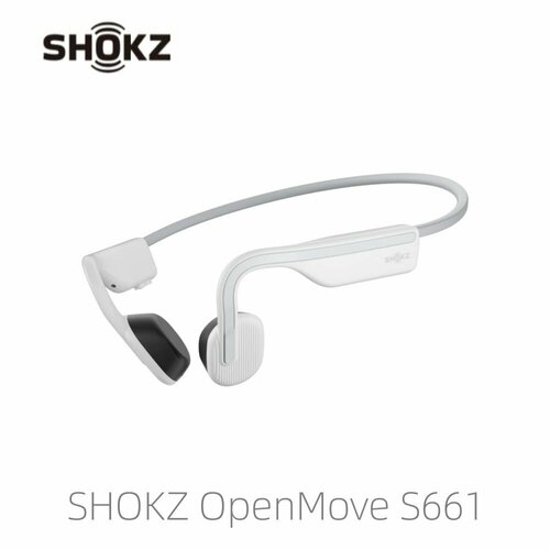 SHOKZ OpenMove S661- Открытые спортивные наушники Bluetooth - Беспроводные наушники с костной проводимостью - Бег и упражнения против пота с наклейками 8400₽