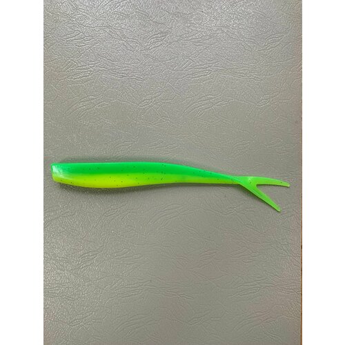 Мягкая крупная силиконовая приманка для рыбалки Pike Slag 21см (свимбейт/ джеркбейт), Светло-зеленый (Green Lime), 1 шт.