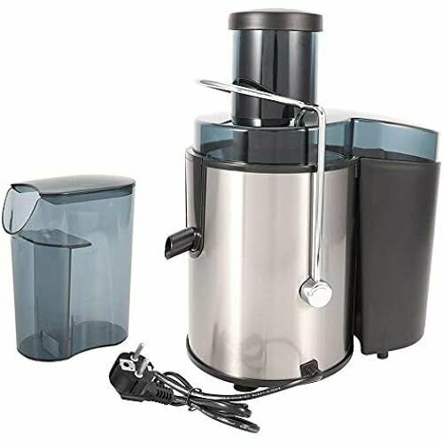 500 мл соковыжималка для цельных фруктов и овощей из нержавеющей стали центробежная соковыжималка 75 мм большая наполнительная трубка защита от перегрева 2075600₽