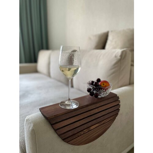 Накладка на диван Гибкий столик 42.5 дуб коньяк Альянс круглый