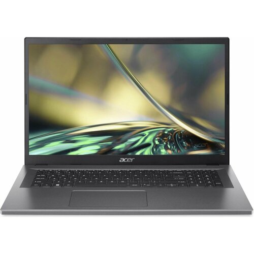 Ноутбук Acer Aspire 3 A317-55P-35S2 17.3", IPS, Intel Core i3 N305 1.8ГГц, 8-ядерный, 16ГБ LPDDR5, 512ГБ SSD, Intel UHD Graphics, без операционной системы, серебристый NX. KDKCD.00C