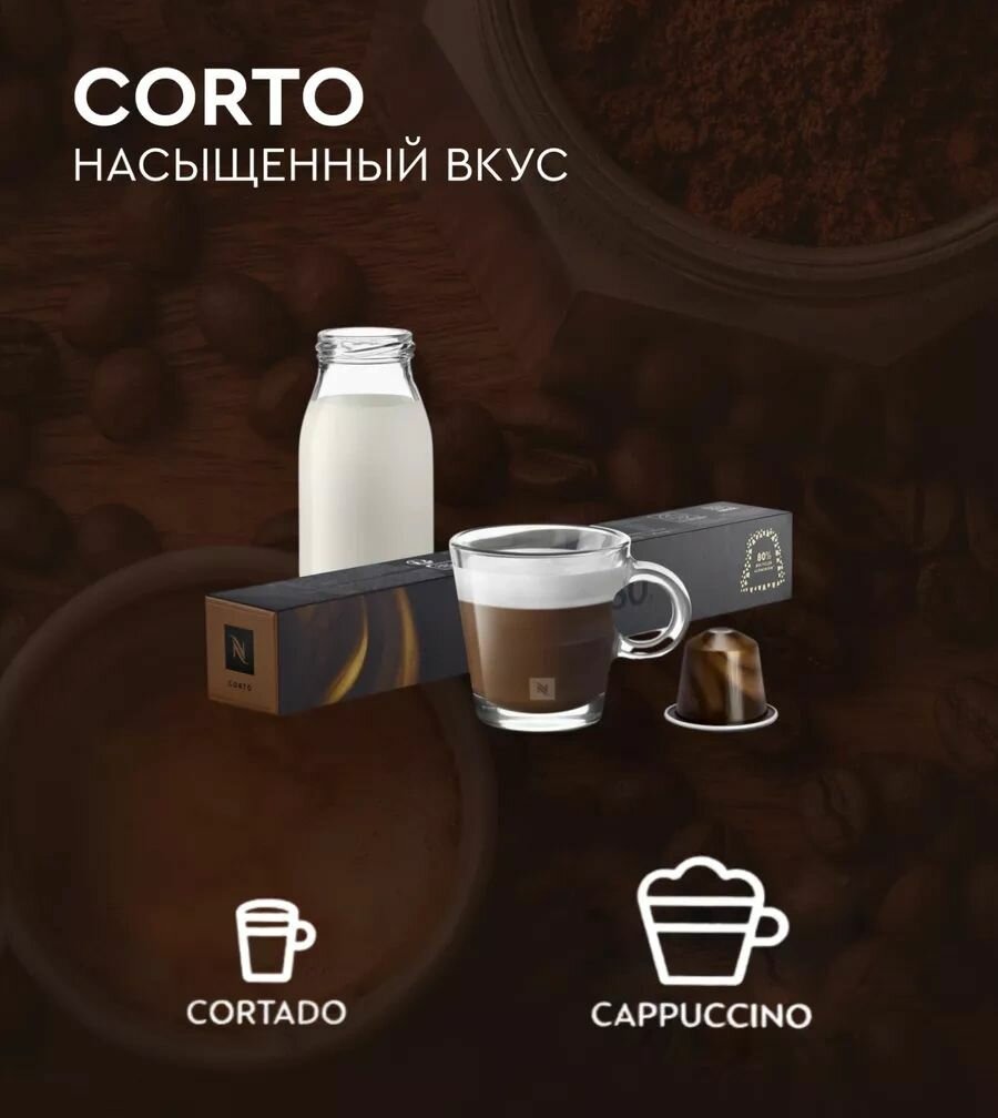 Набор кофе Nespresso Микс вкусов, 50 оригинальных капсул, средняя обжарка — фото 1