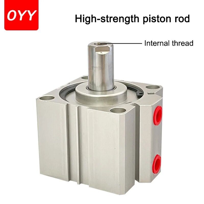 Изображение Пневматический цилиндр SDA серии 16/20/25/32/40/50/63/180/100, двойное действие, 5-100 мм, ход, компактные воздушные цилиндры, 10mm Stroke, SDA50 (50mm Bore)