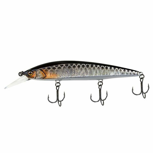 Воблер JACKALL Rerange 110SP MR цв. hl silver & black