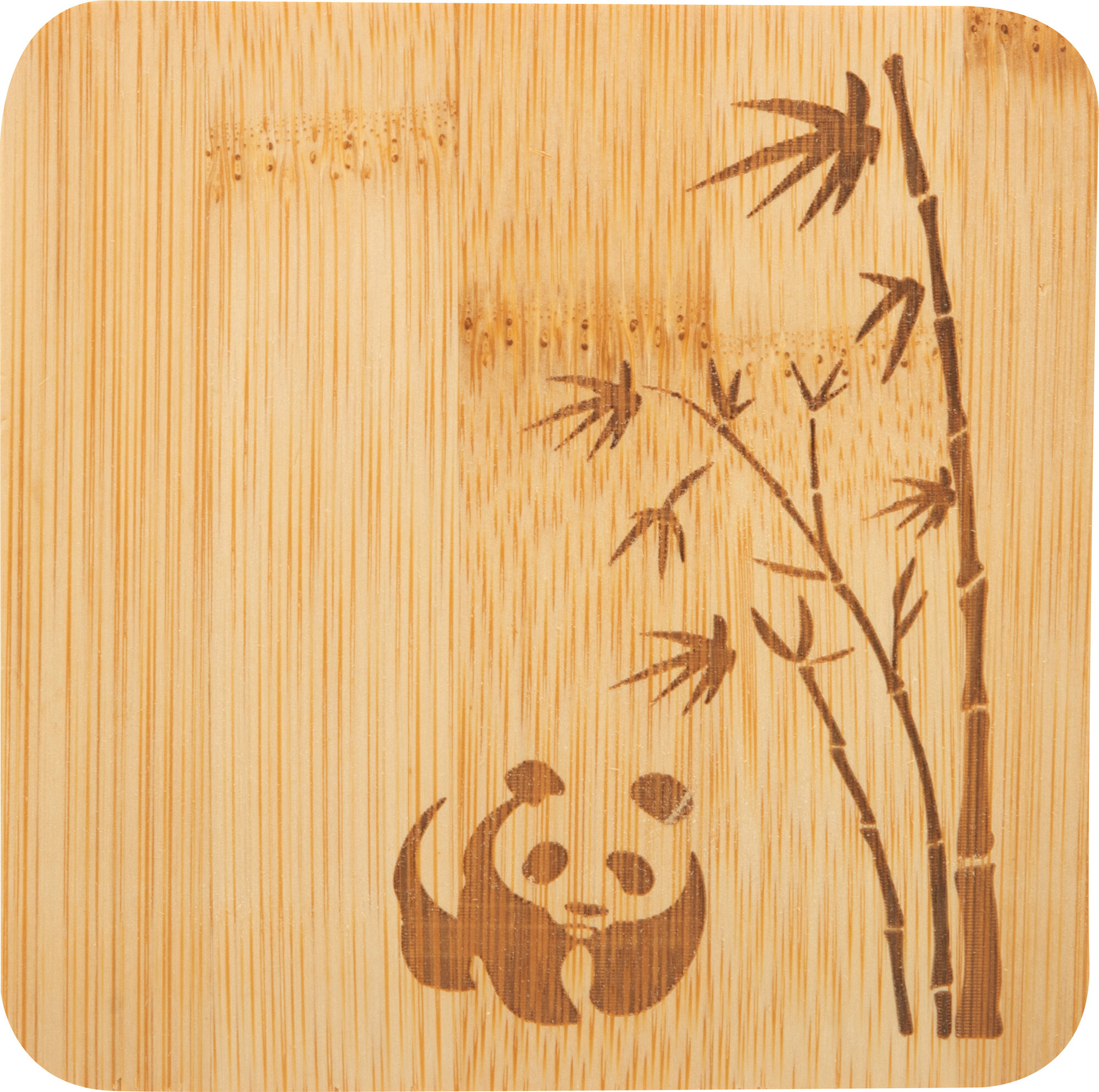 Набор подставок под горячее из бамбука Mallony Foresta di bambu, 10 x 10 см, 3 шт. — фото 1