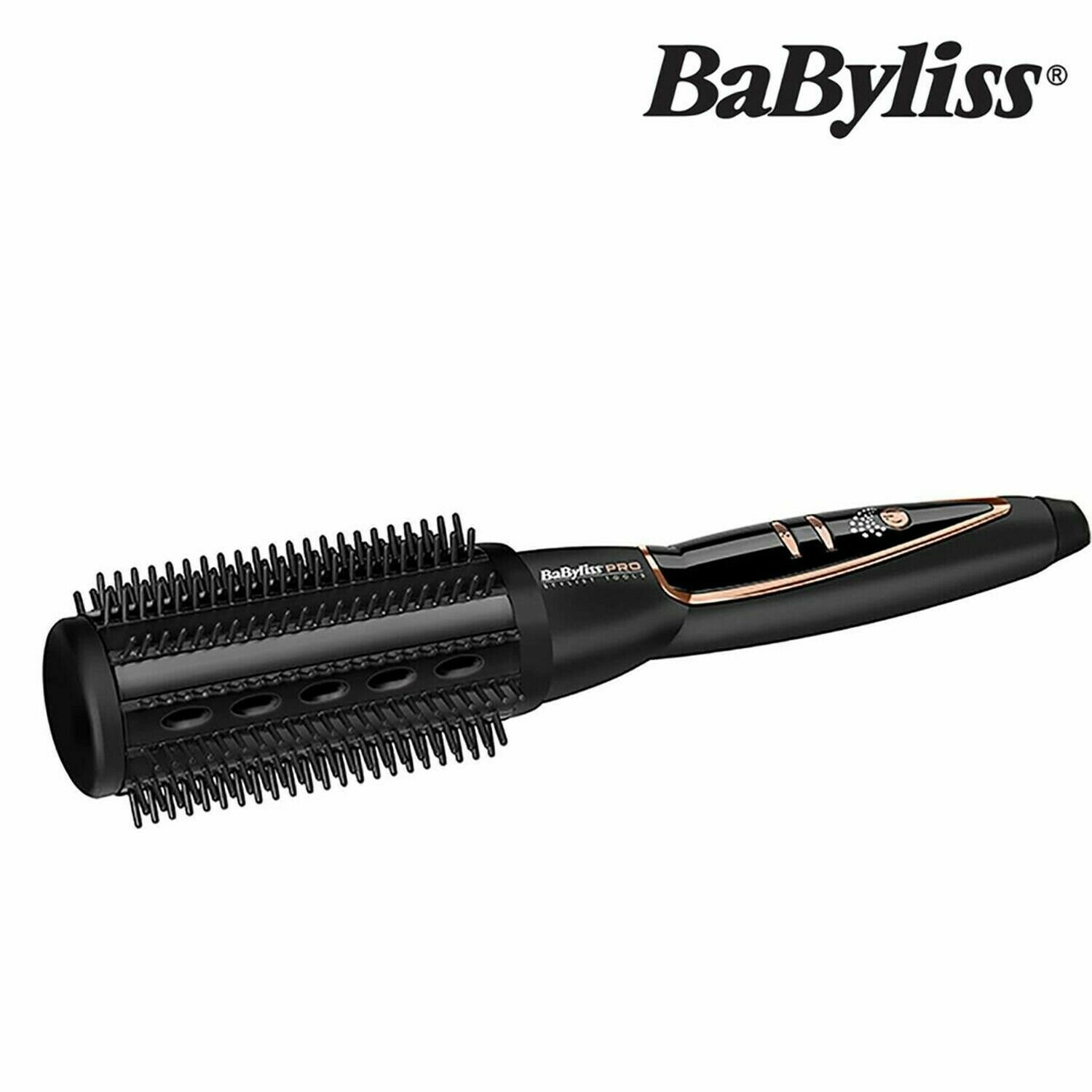 Conair Professional Hot Air Brush Hair Straightner Brush Straighting Hair Dryer Comb and Volumizer With Comb Straighter Curler Hair Infiniti Pro by Conair Salon Negative Ion Electric Blow Spin Dryer Rotating Brush for All Women