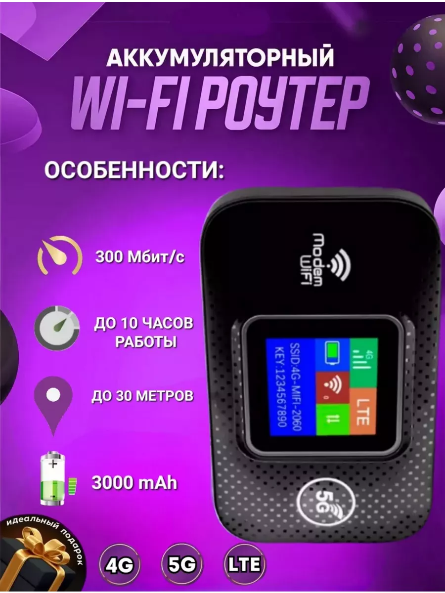 Карманный мини Wi-Fi Роутер — фото 1