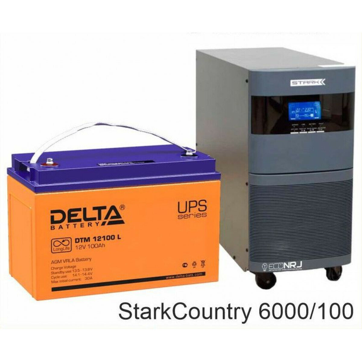 Stark Country 6000 Онлайн, 12А + Delta DTM 12100 L