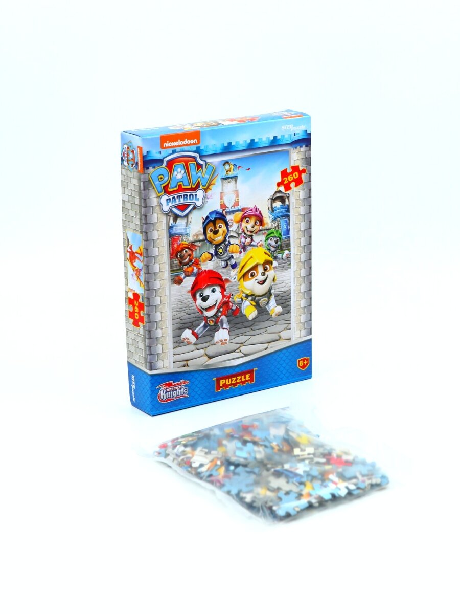 Пазлы для детей Щенячий патруль, Step Puzzle, 260 дет, напольный, развивающая игра в подарок для детей от 6 лет — фото 1