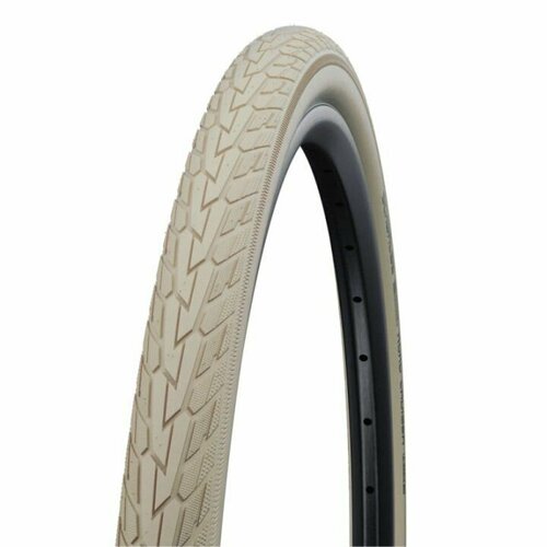 Велопокрышка 28x1.60 SCHWALBE ROAD CRUISER, антипрокольная K-Guard, кремовая