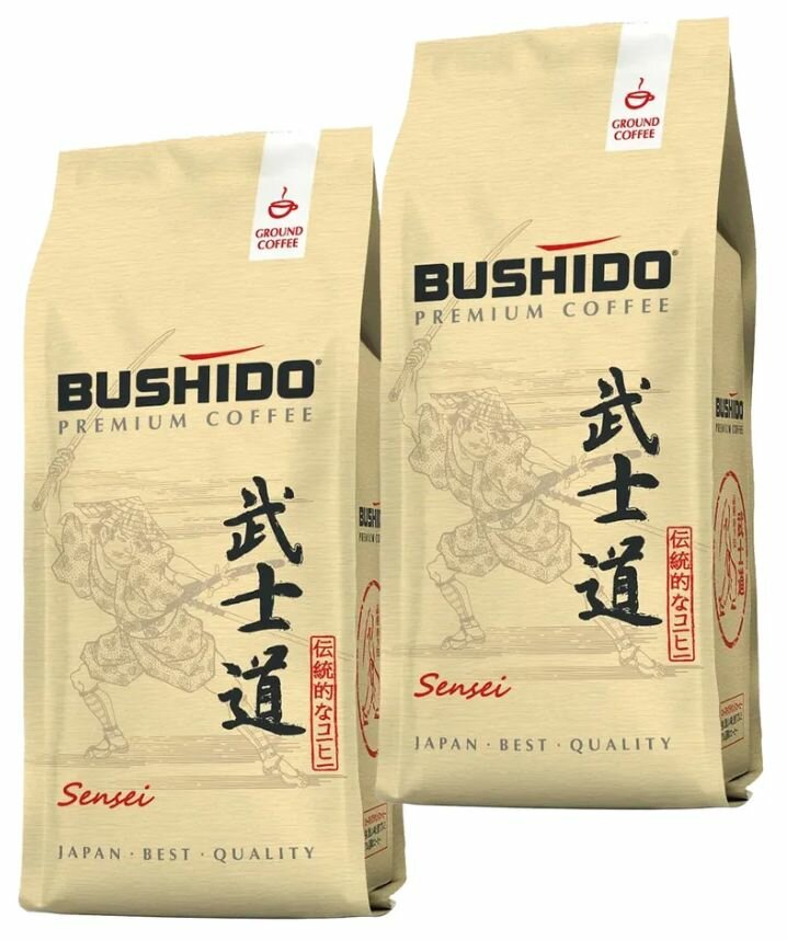 Кофе молотый Bushido Sensei 227 гр - 2 штуки