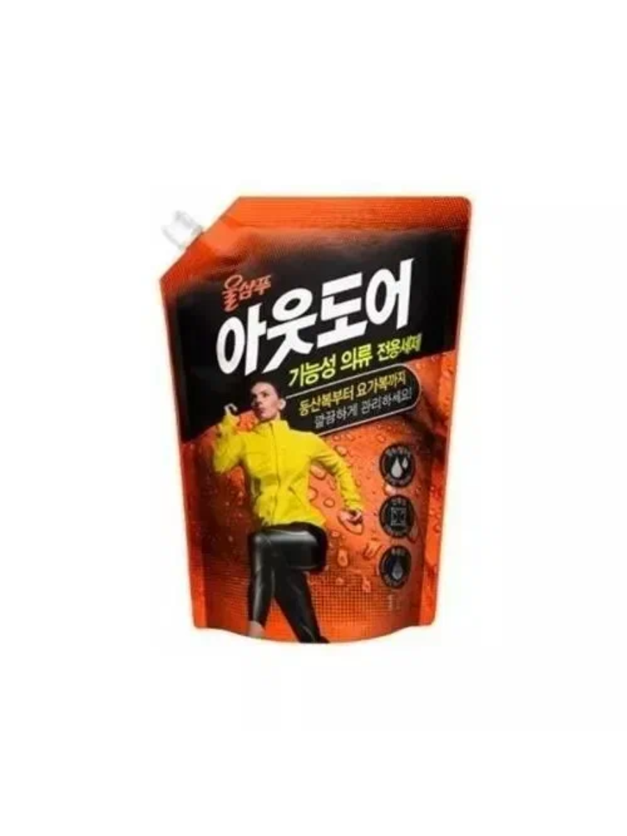Жидкость для стирки спортивной одежды Wool Shampoo, для мембран, без фосфатов, 1л