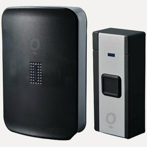 Изображение товара Звонок беспроводной Foton Lighting FOTON FL- AG-8532K/DC 3x1.5V(AA), 434MHz, 80-120m, 36 мелод, 3 уровн. гром, LEDинд, BK- цифр. звонок