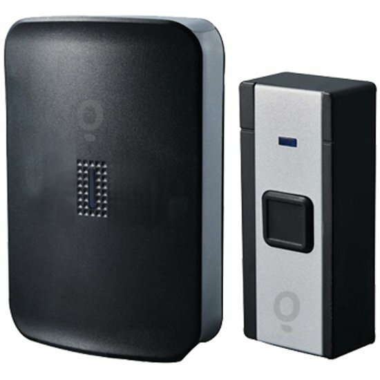 Звонок беспроводной Foton Lighting FOTON FL- AG-8532K/DC 3x1.5V(AA) 434MHz 80-120m 36 мелод 3 уровн. гром LEDинд BK- цифр. звонок